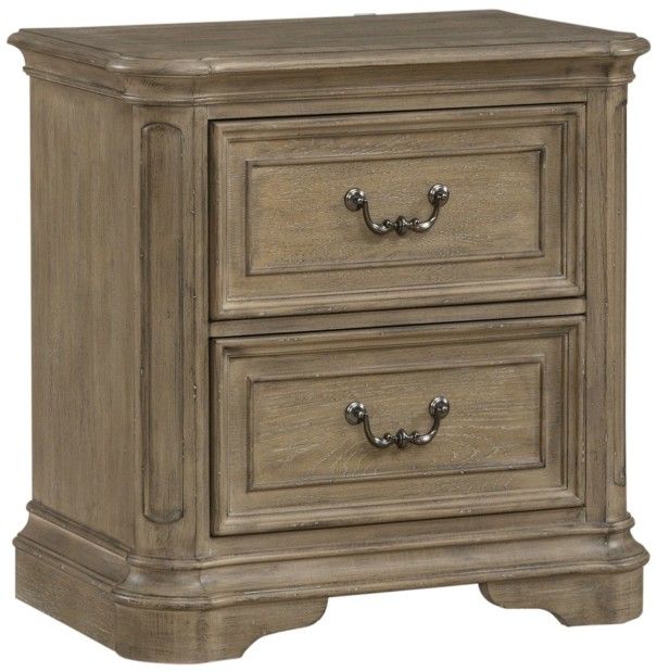 Liberty Furniture Magnolia Manor Weathered Bisque Nightstand-0