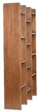 Moe's Home Collection Orson Brown Bookcase -2