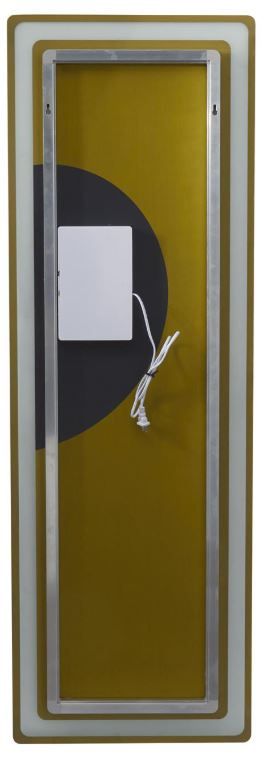 Deco Marche Silver Rectangular Mirror with LED-2