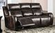 Furniture of America® Barclay 2-Piece Dark Brown Power Reclining Sofa Set-1