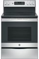 GE® 30" Fingerprint Resistant Stainless Steel Free Standing Electric Range-0