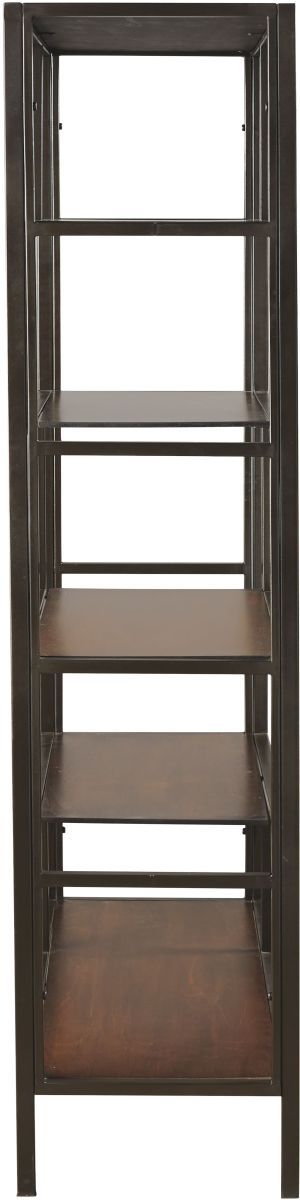 Signature Design by Ashley® Frankwell Black/Brown Bookcase-3