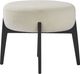 Renwil® Micha White Sherpa Stool-1