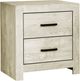 Monarch Specialties Inc. Bleached Oak Nightstand-0