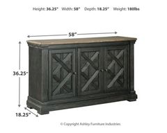 Signature Design by Ashley® Tyler Creek Black Dining Server