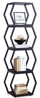 Philip Reinisch Co Halo Behive Midnight Black Stacking Table-0