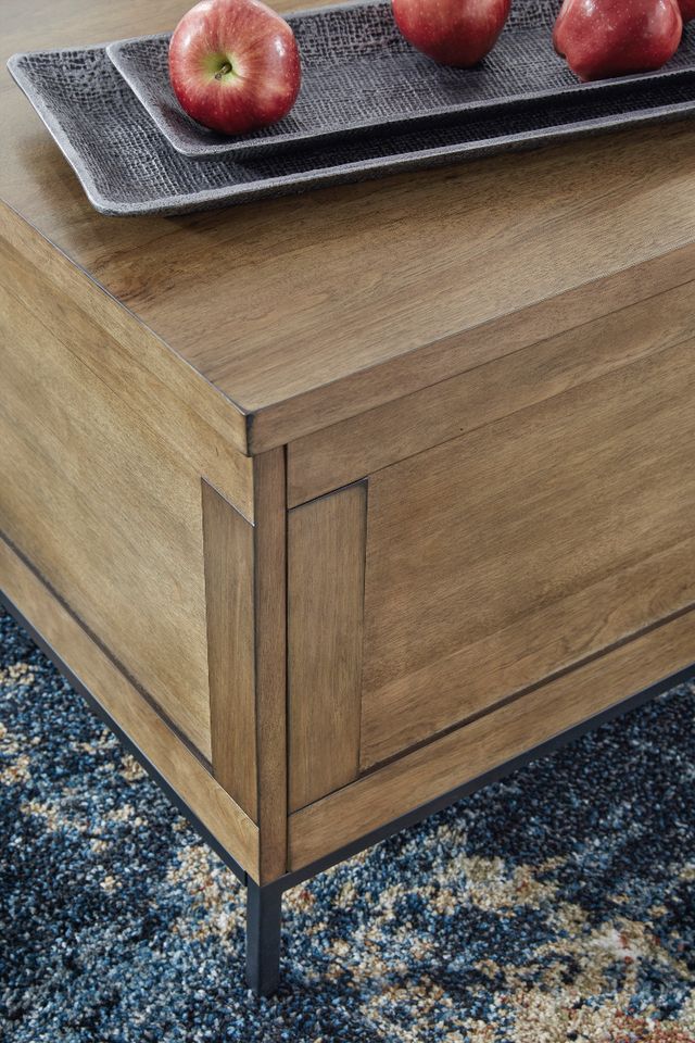Signature Design by Ashley® Torlanta Brown Lift Top Coffee Table-4