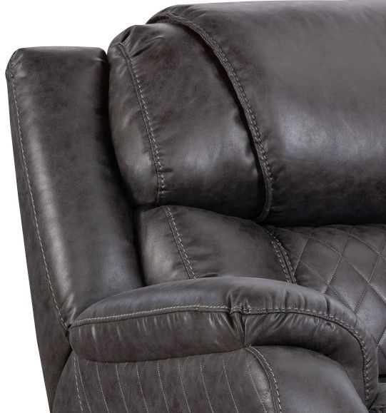 HomeStretch Daytona Black Power Wallsaver Recliner-1