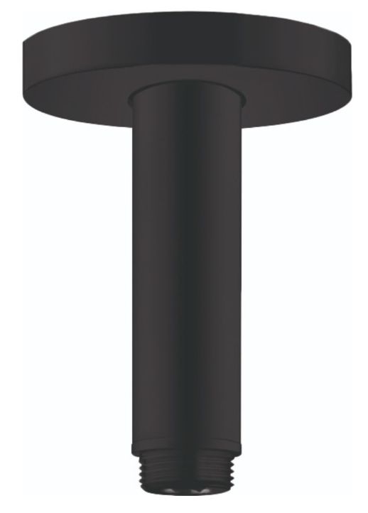 Hansgrohe Raindance E Matte Black Extension Pipe for Ceiling Mount-0