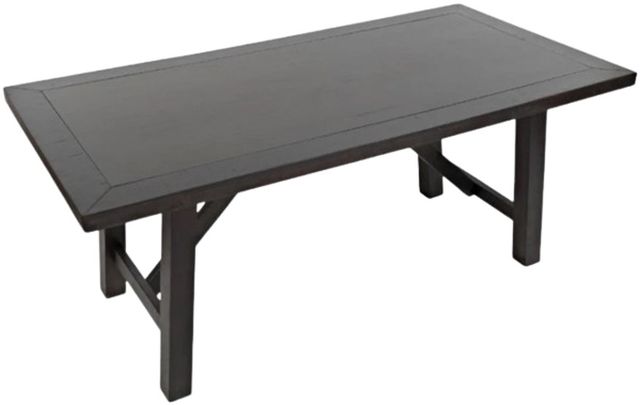 Jofran Inc. American Rustics Brown Trestle Dining Table-3