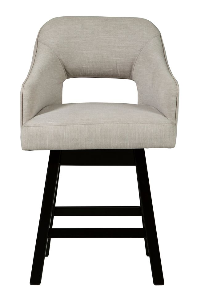 Signature Design by Ashley® Tallenger 2-Piece Linen/Brown Bar Stool Set-1