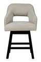 Signature Design by Ashley® Tallenger 2-Piece Linen/Brown Bar Stool Set-1