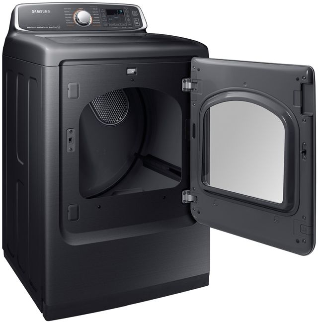 Samsung 7.4 Cu. Ft. Black Stainless Steel Front Load Electric Dryer-3