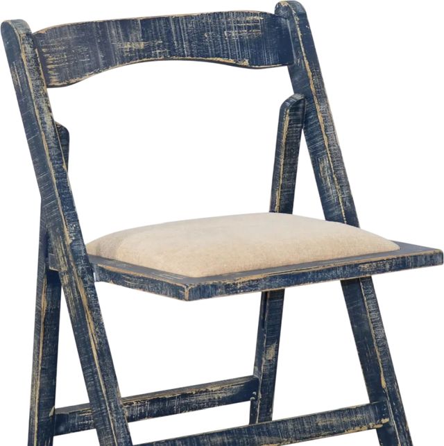 Sunny Designs™ Marina Ocean Blue Folding Chair-3