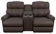 La-Z-Boy® Pinnacle Umber Leather Power Wall Reclining Loveseat with Console, Headrest, and Lumbar-1