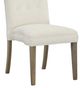 Fairfield® Customizable Entree Dining Pull Tall Back Armless Stack Chair with Buttons-2