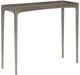 Bernhardt Linea Cerused Charcoal Console Table wiuth Textured Graphite Base-0