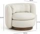TOV Furniture Nura Cream Swivel Accent Chair-2