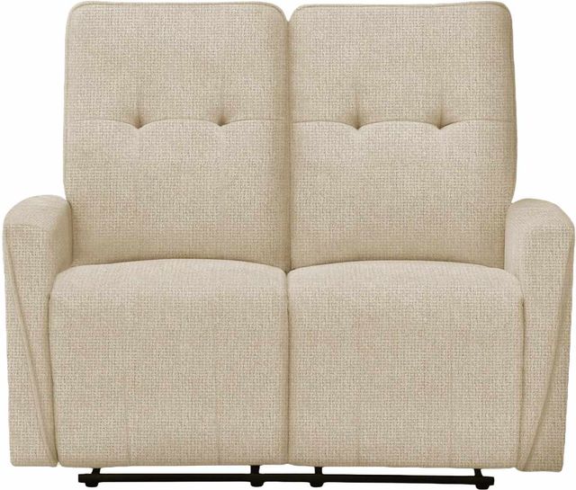 Monarch Specialties Inc. Beige 50" Small Upholstered Power 2-Seater Reclining Loveseat-0