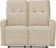 Monarch Specialties Inc. Beige 50" Small Upholstered Power 2-Seater Reclining Loveseat-0