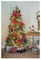 A & B Home Red 16" Faux Flower -3