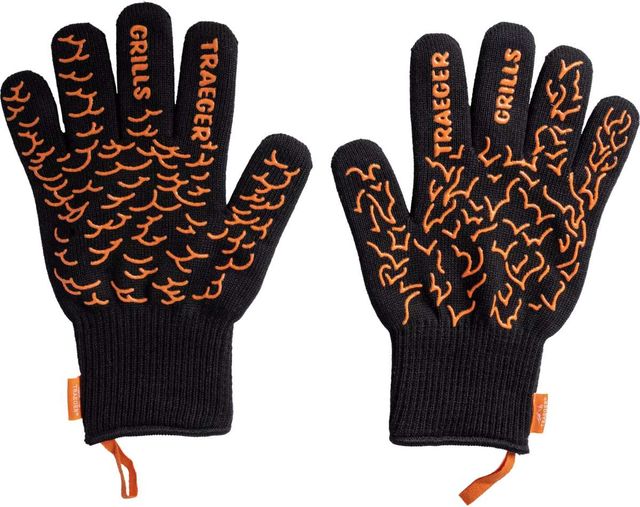 Traeger Black/Orange BBQ Mitts-0