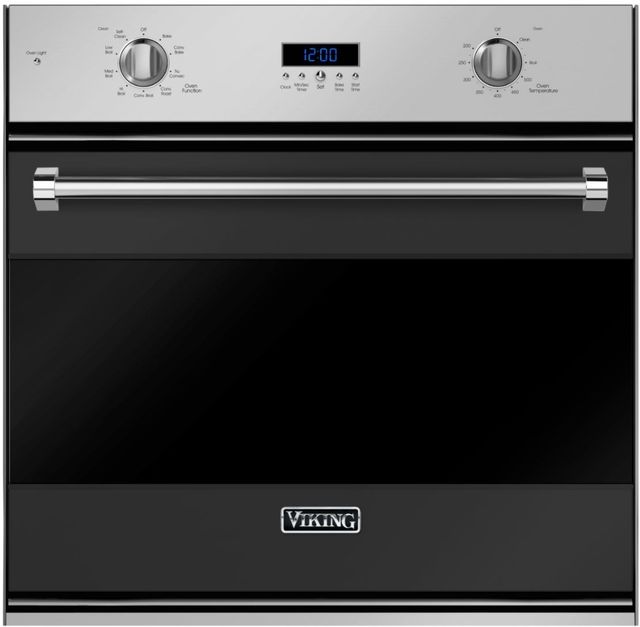 Viking® 3 Series 30" Cast Black Single Electric Wall Oven-0