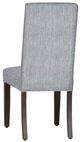 Fairfield® Parsons Denim/Tobacco Side Chair-3