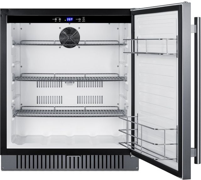 Summit® 27" Stainless Steel Under the Counter Refrigerator-1