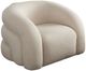Diamond Sofa® Quantum Ivory Swivel Accent Chair -0