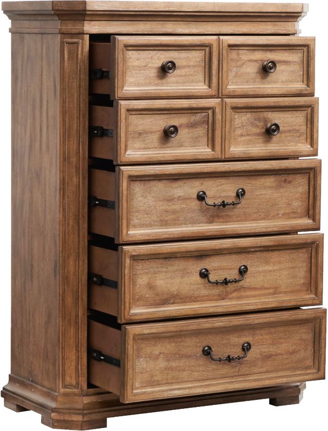 Magnussen Home® Adler Court Florentine Walnut Drawer Chest-1