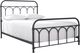 Signature Design by Ashley® Nashburg Black Youth Full Metal Rod Bed-1