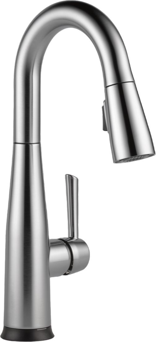 Delta Essa® Arctic Stainless Touch2O® Bar/Preparation Faucet with Touchless Technology-0