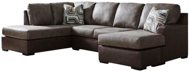Signature Design by Ashley® Castille Way 2-Piece Fossil Left Arm Facing Sectional and Chaise-0