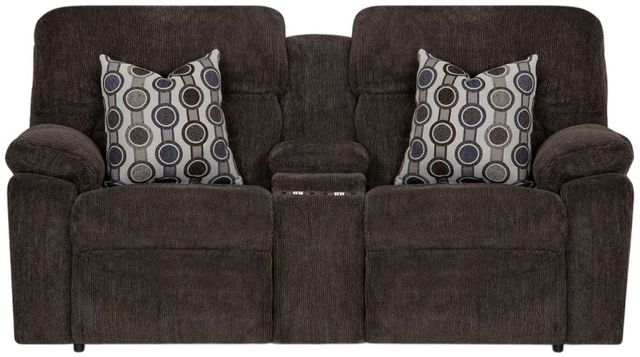 Franklin™ Tribute Bourbon Chocolate Dual Power Reclining Loveseat-0