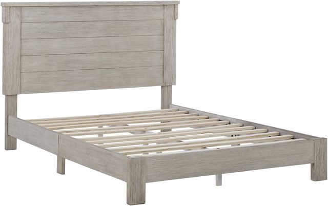 Signature Design by Ashley® Hollentown Whitewash Full Panel Bed-2