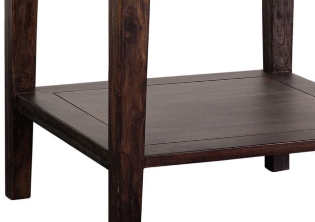 Porter International Designs Fall River Walnut End Table-2