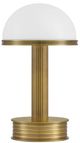Currey & Company Promenade Antique Brass/Milk Cordless Table Lamp-1