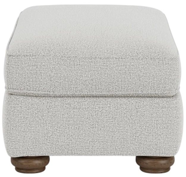 Flexsteel® Preston Silver Glacier Cocktail Ottoman-2