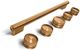 KitchenAid® 30" Bronze  Commercial-Style Induction Range Handle and Knob Kit-0