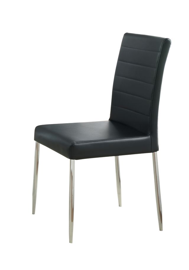 Coaster® Maston 4-Piece Black Upholstered Dining Chairs-1