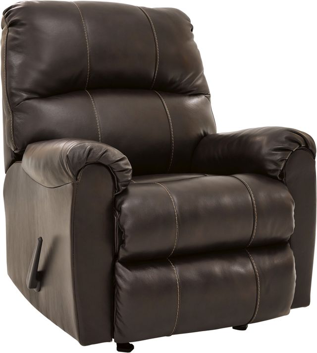 Signature Design by Ashley® Hermiston Walnut Rocker Recliner-0