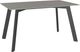 Amisco Customizable Lidya 54" Rectangular Dining Table with 0.5" Taupe Glass Top-0