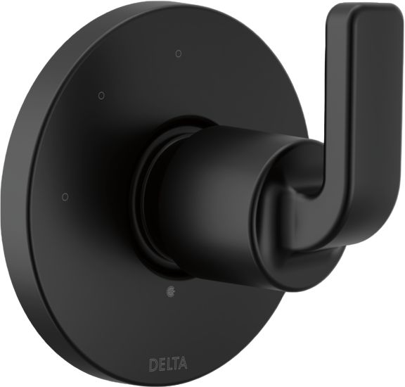 Delta Lineax™ Matte Black 3-Setting 2-Port Diverter Trim-0