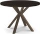Amisco Customizable Asterisk Round Table with Metal Starburst Stand-0