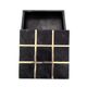 A & B Home Black 8" Tic-Tac-Toe Box-2