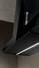 Elica Iconic Series Haiku Island 48" Black Glass Island Range Hood-4