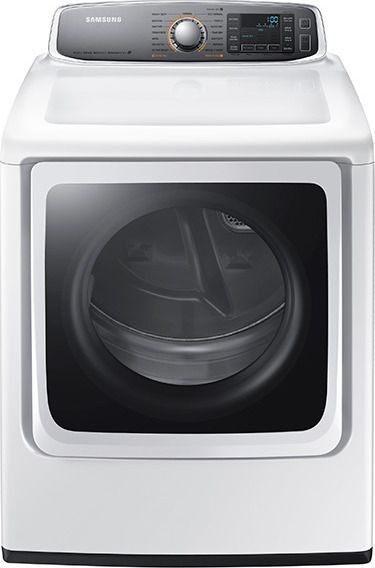 Samsung 9000 Series 9.5 Cu. Ft. White Front Load Electric Dryer-0