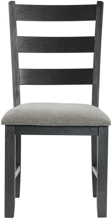 Elements International Martin 6-Piece Black/Gray Dining Set-2