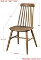 Forty West Lloyd Medium Brown Wash Chair -1